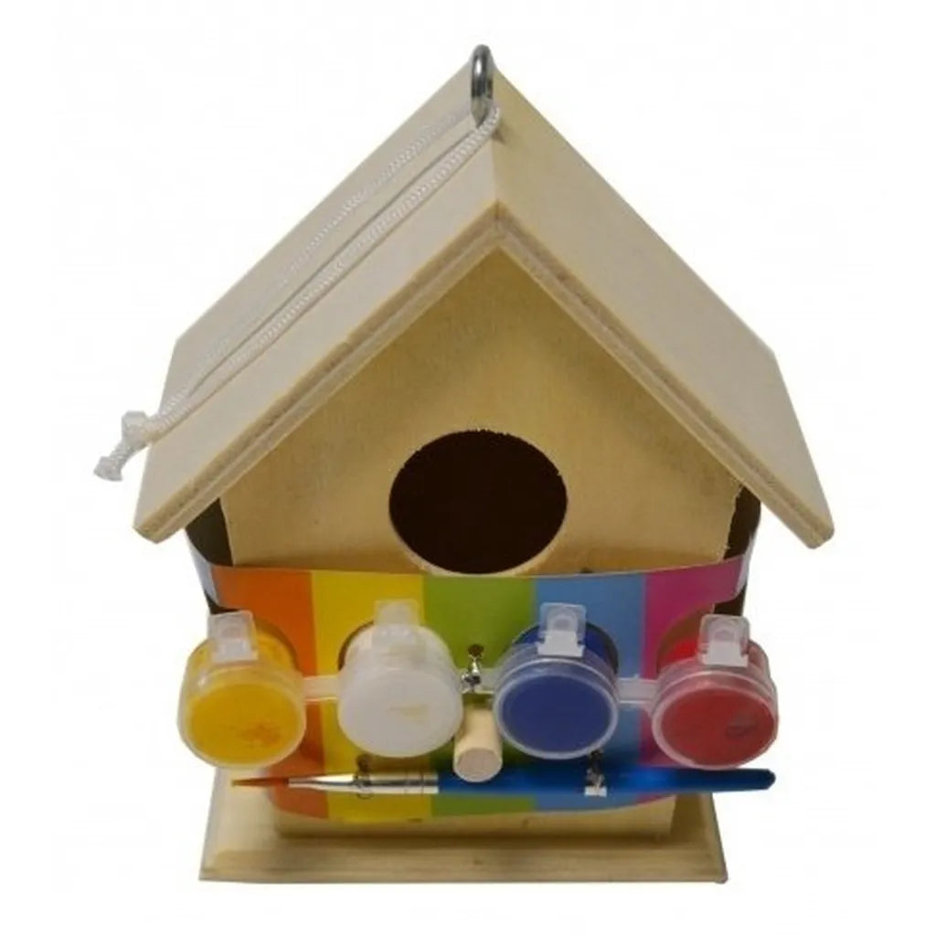 Paint Your Own Bird House - 13cm