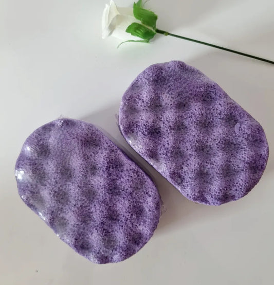 Dark Plum & Sandalwood - Exfoliating Soap Sponge