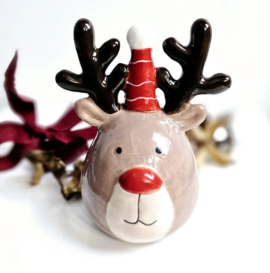 Reindeer Ornament, 11cm