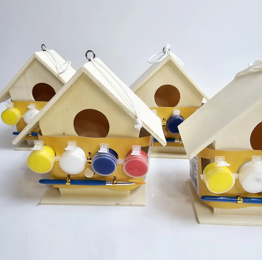 Paint Your Own Bird House - 13cm