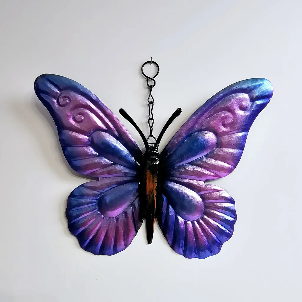 Hanging Metal Butterfly Decorations, 18cm