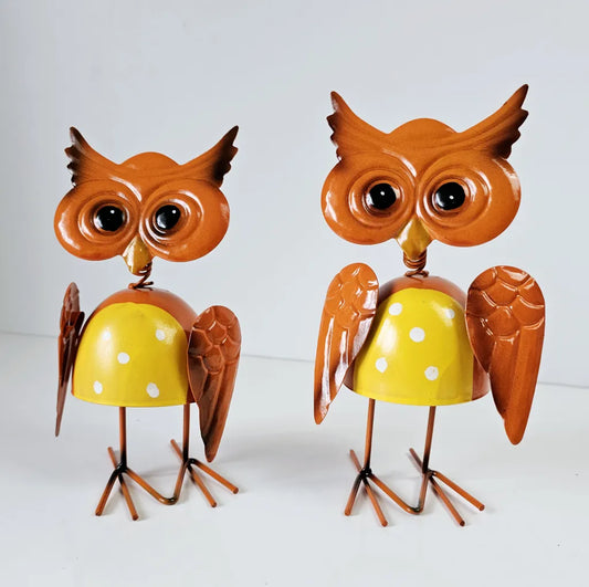 Bright Eyes Metal Owl, 16cm