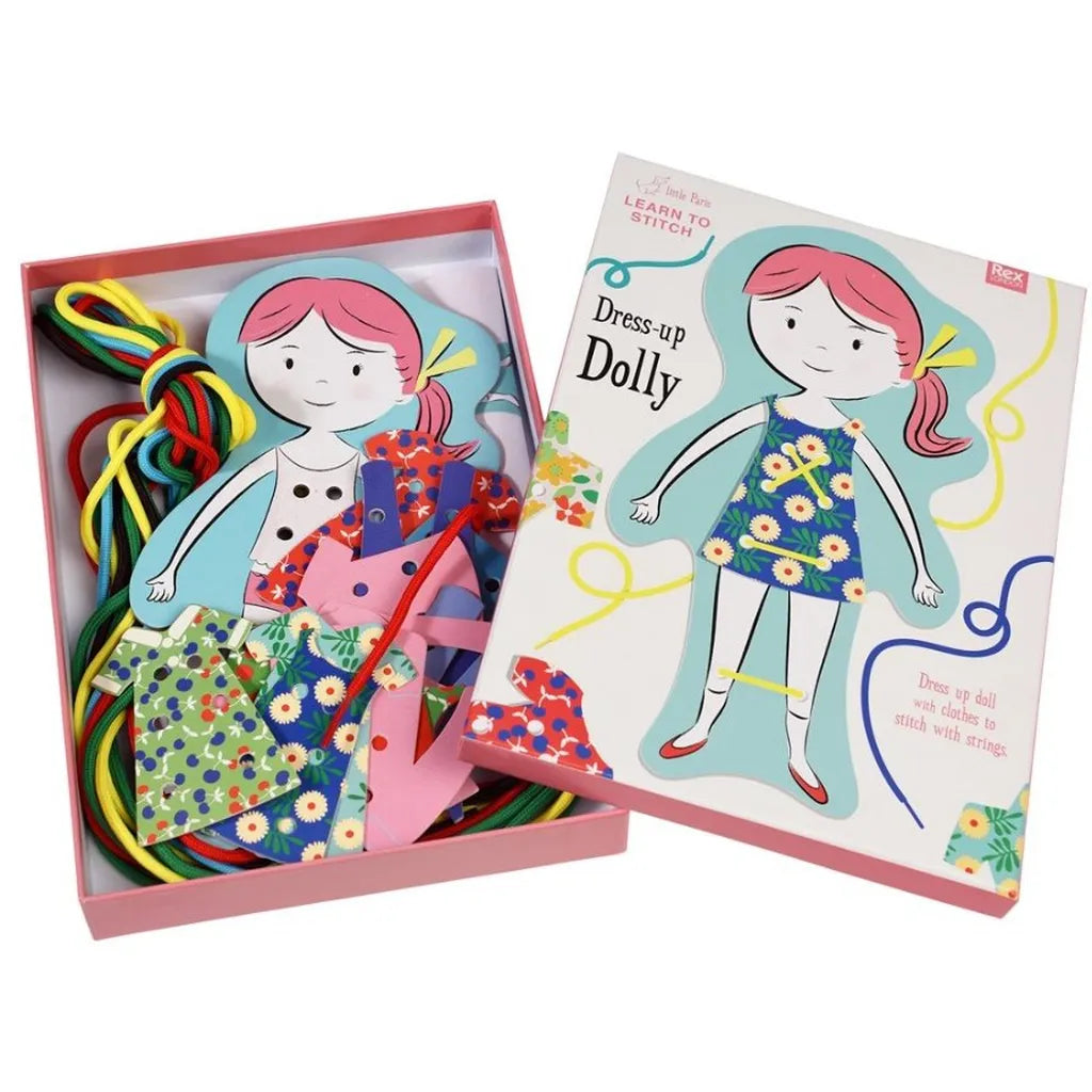 Learn to Stitch Dress-Up Dolly Kit