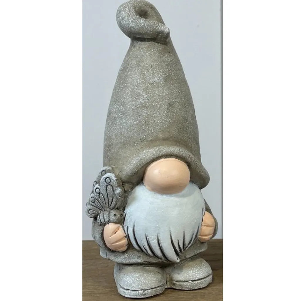 Grey Ceramic Gnomes, 17.5cm