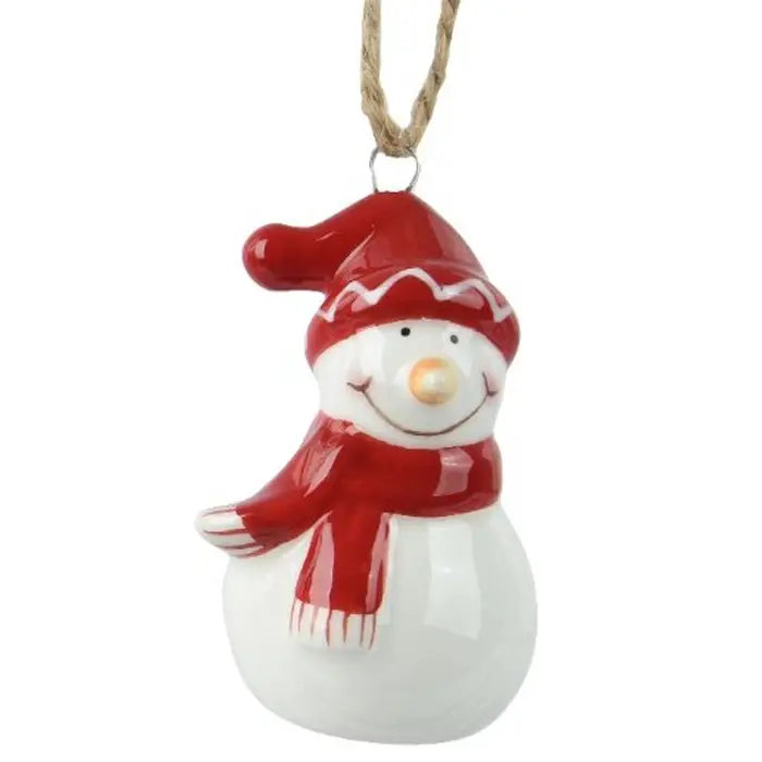 Hanging Gonk, Reindeer, Snowman Tree Decorations, 6.3cm