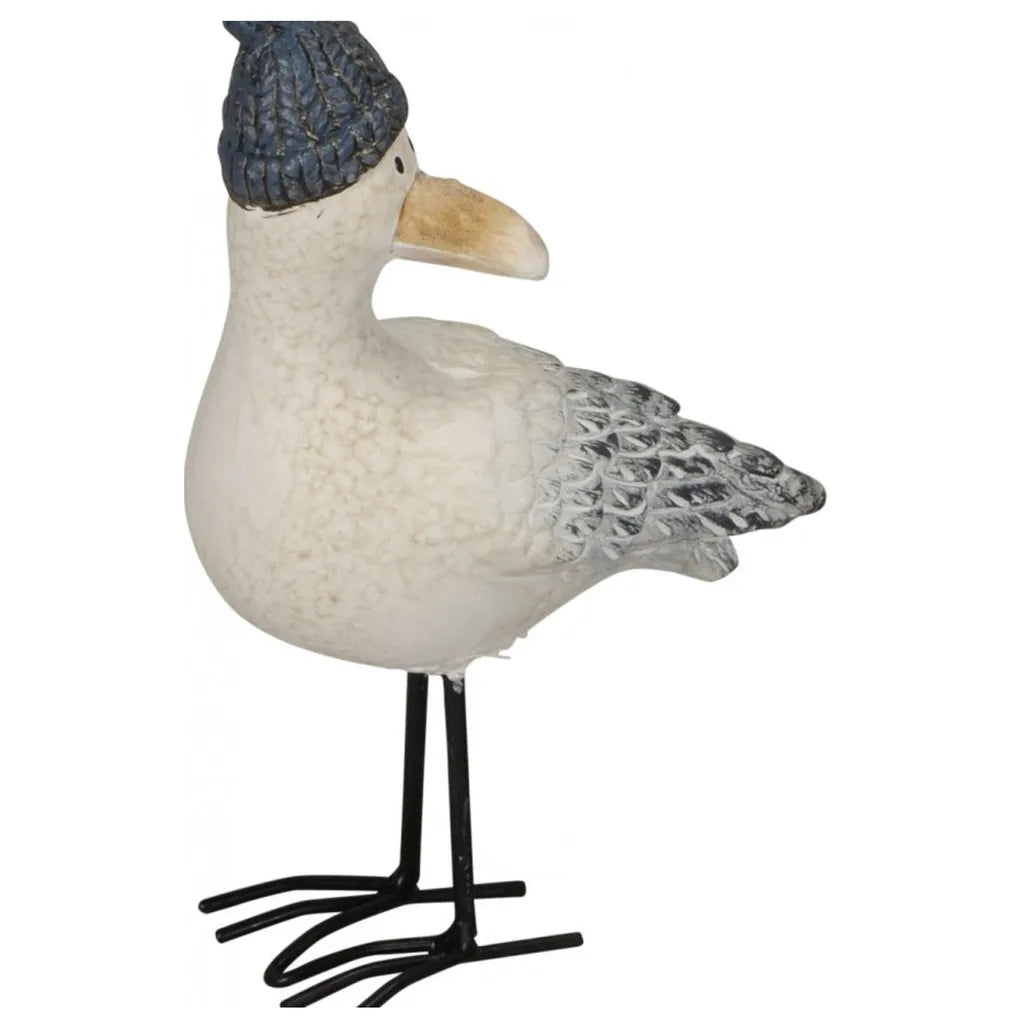 Standing Seagull Ornament, 14cm