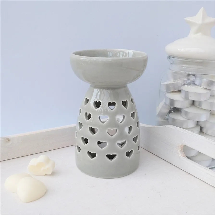 Deep Dish Hearts Ceramic Wax Melter